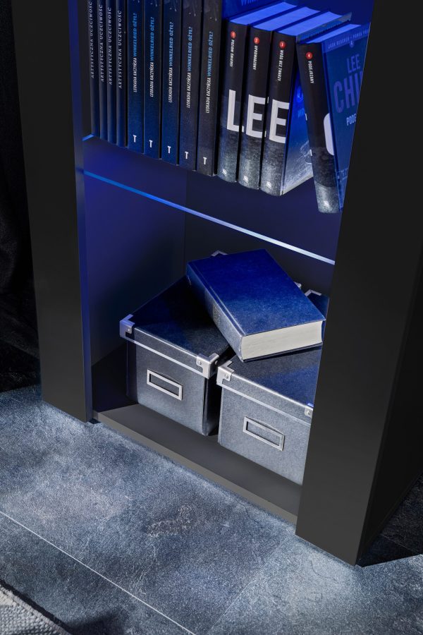 Armoire Tivoli, noir/noir – Image 5