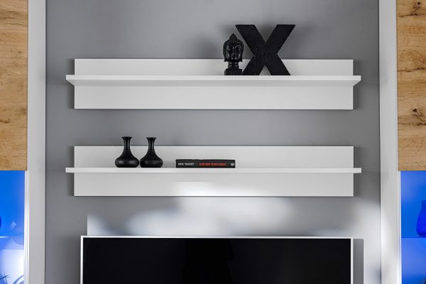 Ensemble de meubles RTV Varallo, Wotan/Blanc LED RVB – Image 5