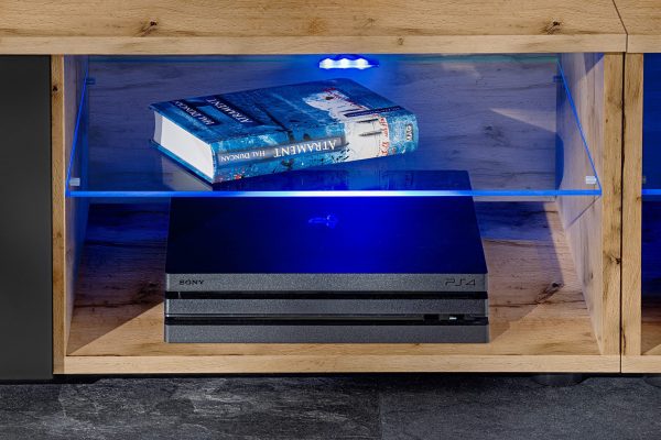 Ensemble de meubles RTV Varallo, Noir/Wotan – Image 4