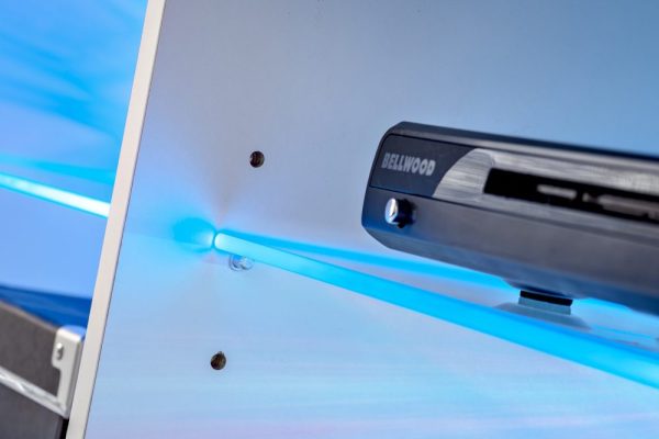 Ensemble de meubles RTV Tivoli Medio, noir/blanc LED bleu – Image 4