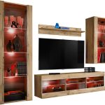 Ensemble de meubles RTV Tivoli Medio, Wotan/Wotan LED RVB