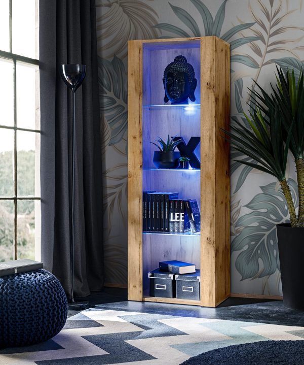 Vitrine Tivoli, Wotan/Wotan éclairage LED Bleu – Image 2