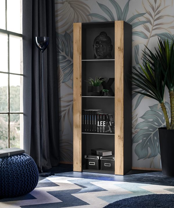 Armoire Tivoli, Wotan/Noir – Image 2