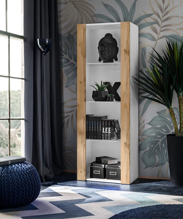 Armoire Tivoli, Wotan/Blanc – Image 2