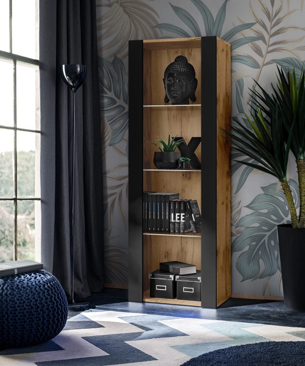 Armoire Tivoli, Noir/Wotan – Image 2