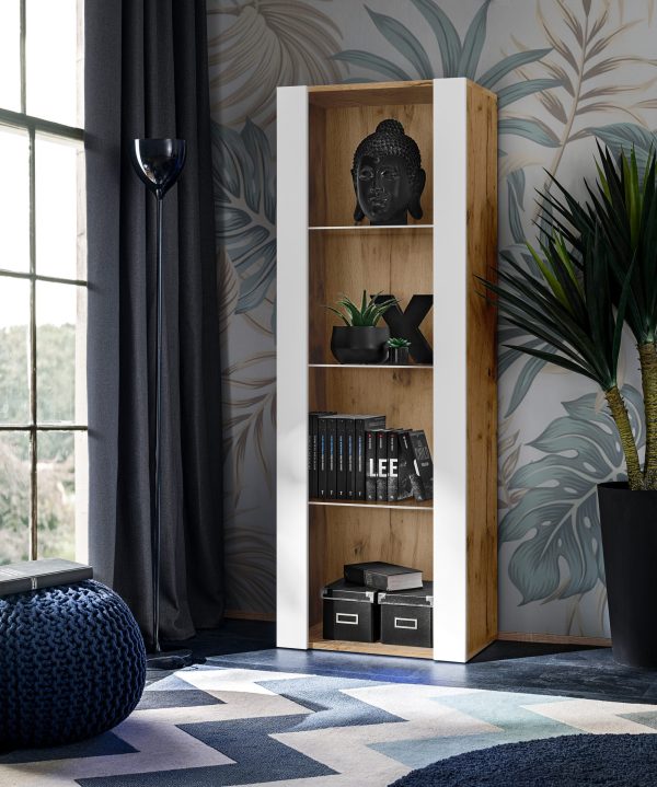 Armoire Tivoli, Blanc/Wotan – Image 2