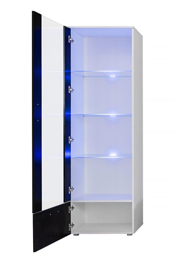 Présentoir sur pied Alessandria, Wotan/Wotan LED Lighting Blue – Image 6