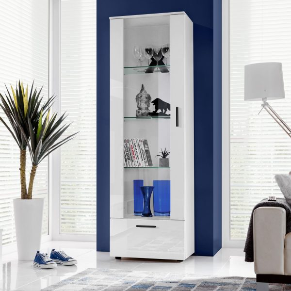 Présentoir sur pied Alessandria, blanc/blanc – Image 2