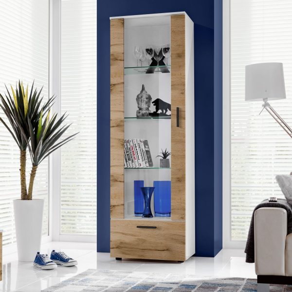 Meuble à poser Alessandria, Wotan/Blanc – Image 2