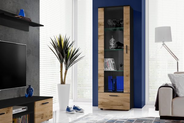 Meuble à poser Alessandria, Wotan/Noir – Image 4