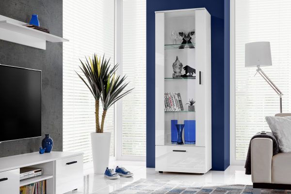 Présentoir sur pied Alessandria, blanc/blanc – Image 4