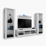 Ensemble de meubles RTV Tivoli Grande, blanc/blanc