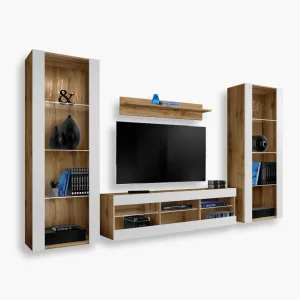 Ensemble de meubles RTV Tivoli Grande, blanc/Wotan