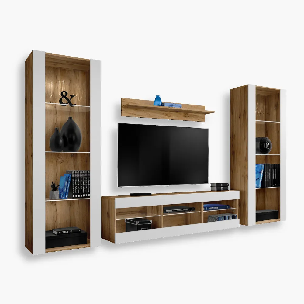 Tivoli-Grande-noLED-Wotan-White-1.webp Ensemble de meubles RTV Tivoli Grande, blanc/Wotan – Image 1