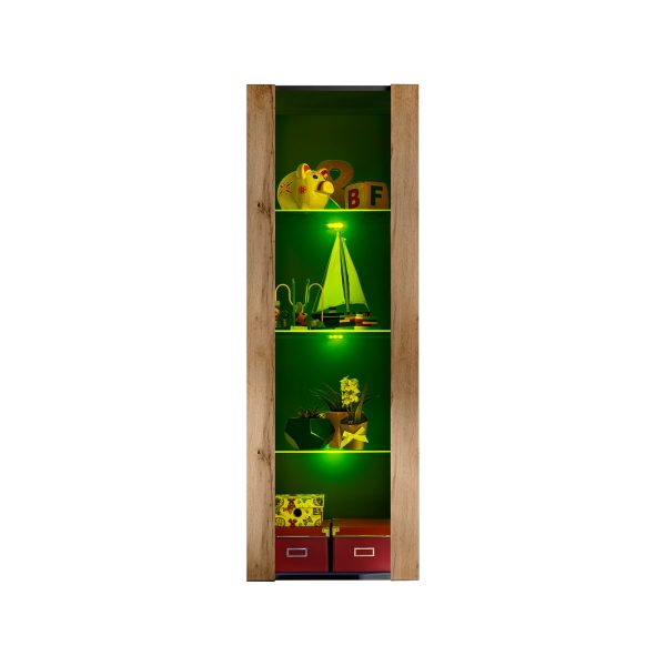 Armoire Tivoli, éclairage LED RVB Wotan/noir – Image 4