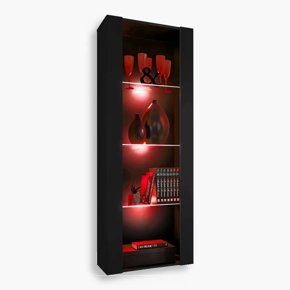 Tivoli-Wit1-RGB-Black-Black-1.webp Armoire Tivoli, éclairage LED RVB noir/noir – Image 1