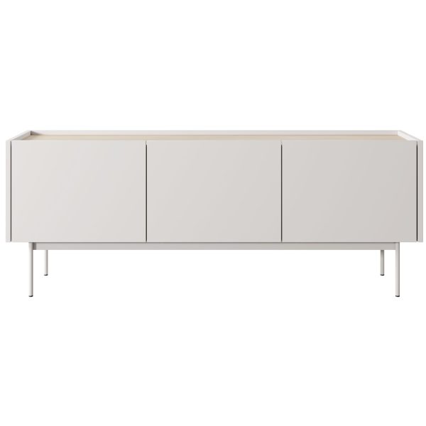 Meuble TV Kelowna – cachemire, chêne linea – largeur 144 cm, hauteur 55 cm, profondeur 37 cm – Image 2