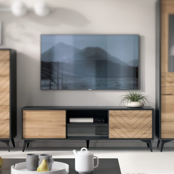 Meuble TV Jasper 154 cm – largeur 154 cm, hauteur 56 cm, profondeur 39 cm – Image 5