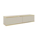 Banff RTV135 MDF – Meuble TV, beige mat, chêne artisanal, largeur 135 cm, hauteur 30 cm, profondeur 32 cm