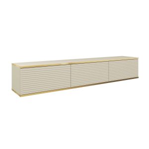 Banff RTV175 MDF – Meuble TV, beige mat, chêne artisanal, largeur 175 cm, hauteur 30 cm, profondeur 32 cm