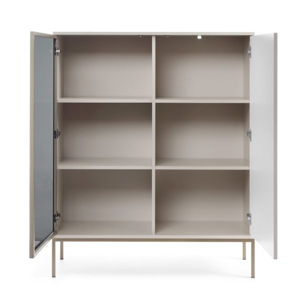 Laval WT104 – vitrine avec éclairage LED, cachemire, largeur 104 cm, hauteur 126 cm, profondeur 39 cm – Image 3