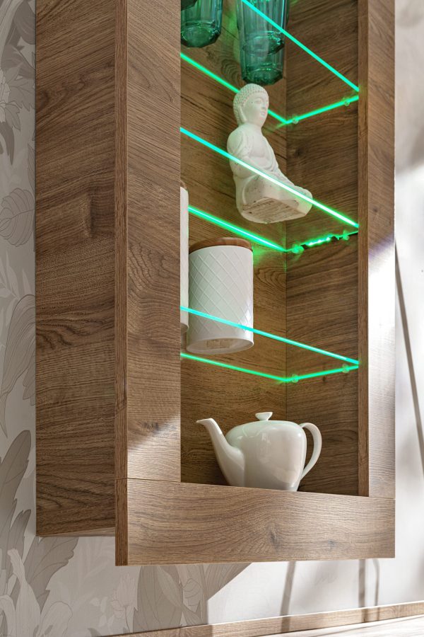 Vitrine suspendue Como Éclairage LED RVB – Image 4