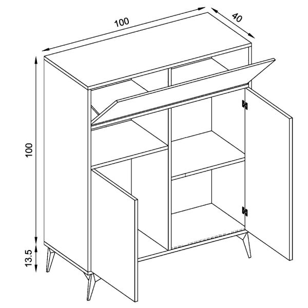 Buffet - Commode 3D Orvieto – Image 3