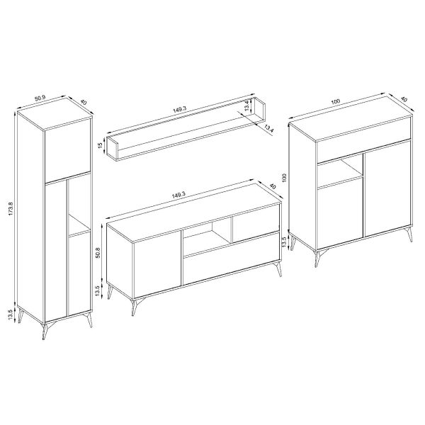 Ensemble de meubles RTV Orvieto – Image 3