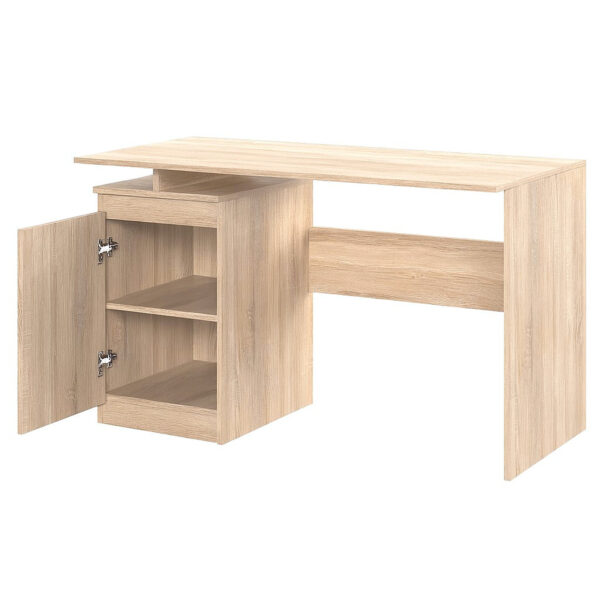 Bureau SOLA - Spacieux - Fermé - Chêne Sonoma - Largeur 120 cm, Hauteur 73 cm, Profondeur 59 cm – Image 4