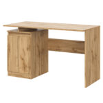 Bureau SOLA - Spacieux - Ferme - Chêne Wotan - Largeur 120 cm, Hauteur 73 cm, Profondeur 59 cm