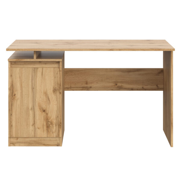 Bureau SOLA - Spacieux - Ferme - Chêne Wotan - Largeur 120 cm, Hauteur 73 cm, Profondeur 59 cm – Image 5