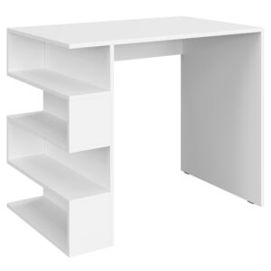Bureau SOLA - Spacieux - Chêne Wotan - Largeur 120 cm, Hauteur 73 cm, Profondeur 59 cm