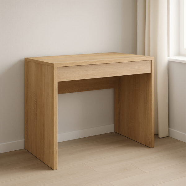 Bureau FORDE - Spacieux - Avec Tiroir - Chêne Sonoma - Largeur 75 cm, Hauteur 75 cm, Profondeur 50 cm – Image 6