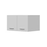 Armoire Murale FAUSKE - Spacieuse - 2 Portes - Blanc - Largeur 69 cm, Hauteur 40 cm, Profondeur 49 cm