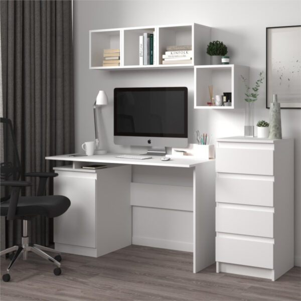 Étagère SOLA - Blanc - Carrée - Largeur 30 cm, Hauteur 30 cm, Profondeur 29 cm – Image 3