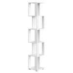 Étagère Debout Haute SOLA - Blanc - Largeur 29 cm, Hauteur 168 cm, Profondeur 29 cm