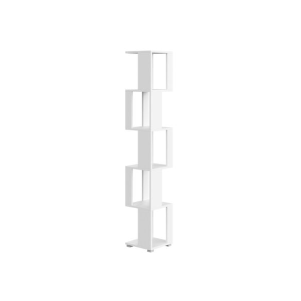 Étagère Debout Haute SOLA - Blanc - Largeur 29 cm, Hauteur 168 cm, Profondeur 29 cm – Image 4