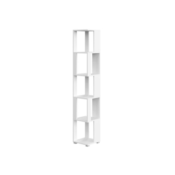 Étagère Debout Haute SOLA - Blanc - Largeur 29 cm, Hauteur 168 cm, Profondeur 29 cm – Image 5