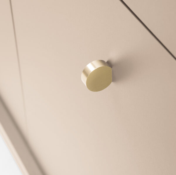 Commode MONCTON MK104 - Beige - Poignées métalliques - Largeur 104 cm, Hauteur 125 cm, Profondeur 39 cm – Image 10