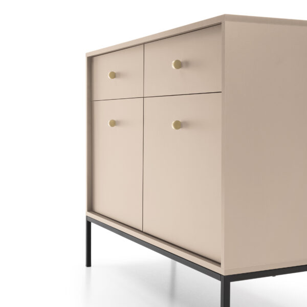 Commode MONCTON MKSZ104 - Beige - 2 tiroirs - Largeur 104 cm, Hauteur 83 cm, Profondeur 39 cm – Image 10