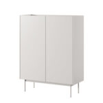 Commode Kelowna KD97 - Cachemire, Chene - Largeur 97 cm, Hauteur 122 cm, Profondeur 37 cm