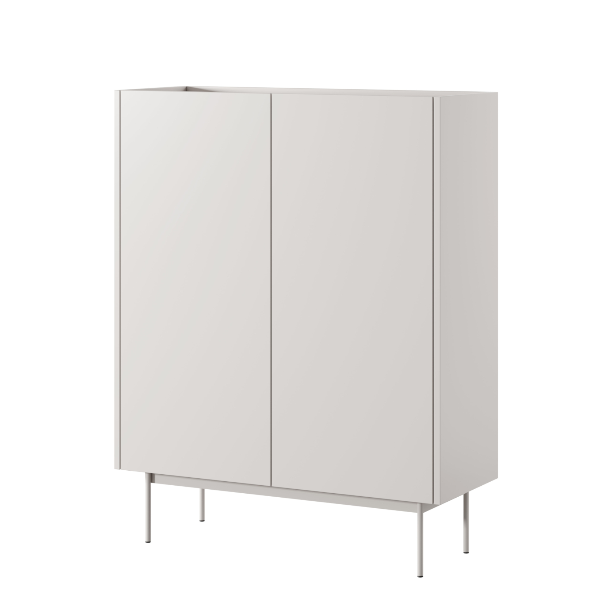 XMEBSKRKOMPI04501103_00-1.jpg Commode Kelowna KD97 - Cachemire, Chene - Largeur 97 cm, Hauteur 122 cm, Profondeur 37 cm – Image 1