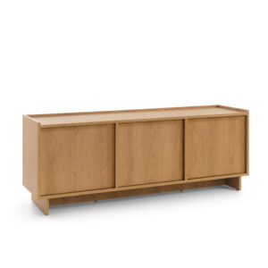 Meuble TV Yarker – chêne caramel – 3 portes – 147 x 55 x 39 cm
