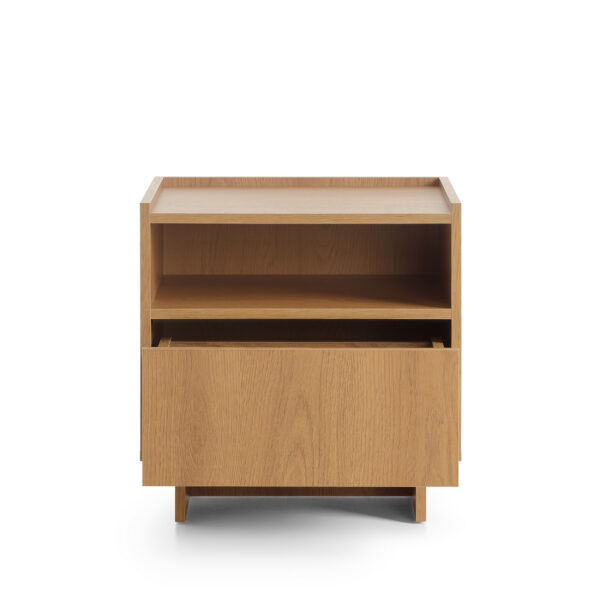 Table de chevet Yarker – chêne caramel – 1 tiroir – 50 x 51 x 39 cm – Image 4