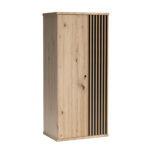 Armoire NAKUSP - Chêne - Lames - 87 x 191 x 58 cm