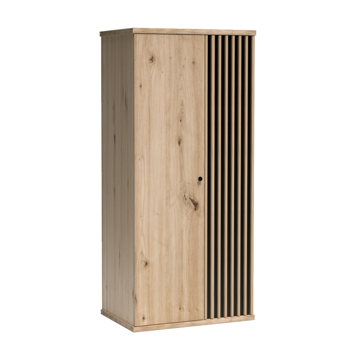 NAKUSPJAR000001_00-1.jpg Armoire NAKUSP - Chêne - Lames - 87 x 191 x 58 cm – Image 1